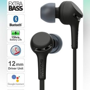 Sony Wireless In-Ear Extra Bass Headset/Headphones with mic for phone call